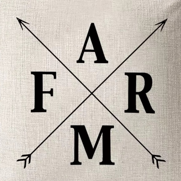 𝅺PILLOW Cover Farm/Arrows - Picture 3 of 3